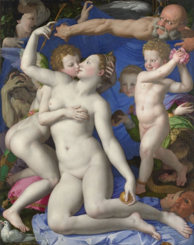 Bronzino, 1503 - 1572 An Allegory with Venus and Cupid about 1545 Oil on wood, 146.1 x 116.2 cm Bought, 1860 NG651 http://www.nationalgallery.org.uk/paintings/NG651